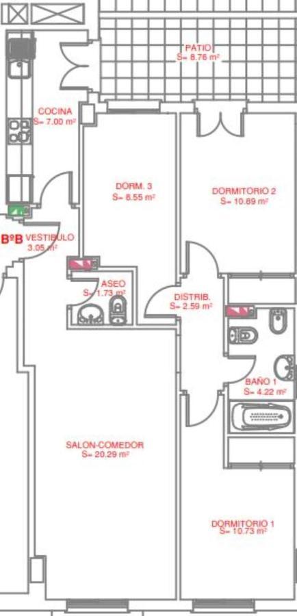 3Br Apartment With Parking And Patio In The Center By Rems Málaga Exteriör bild